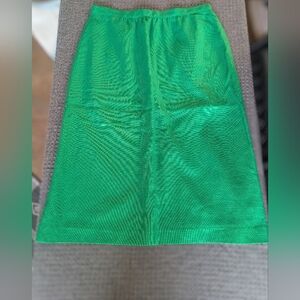 Women's Emerald Green A-Line Skirt